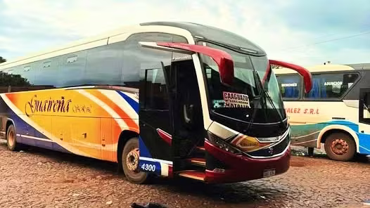 Terminal de Omnibus Natalio en el sur de Paraguay